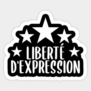 Liberté d'Expression Sticker